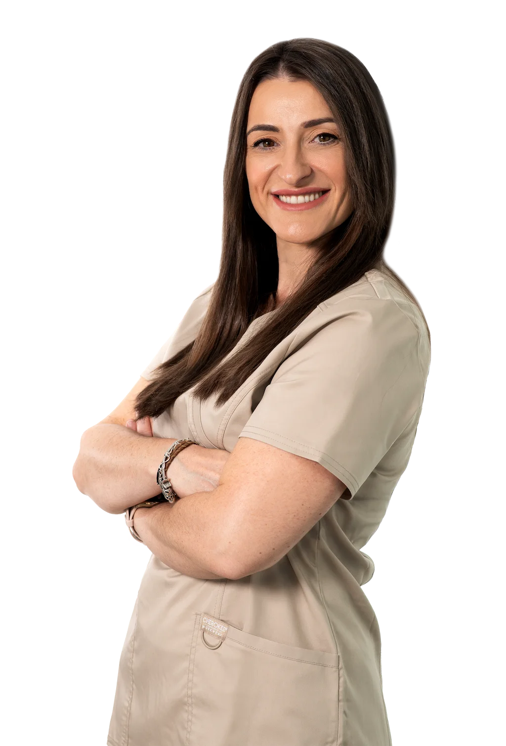 Fotografía de Angela, profesional de la odontología en Koura Dental Plus Bienvenida a tu nueva clínica